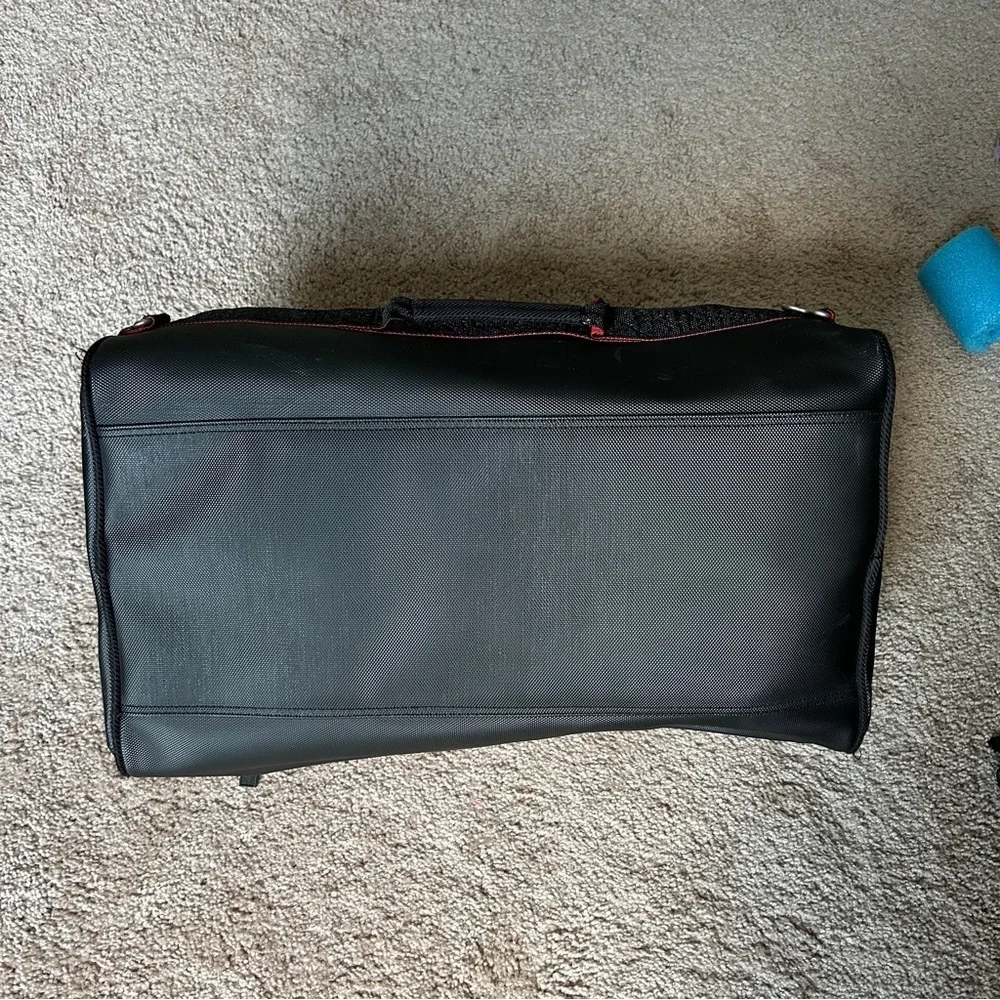 Marlboro 90s Vintage Compass Logo Black Red Promo Duffel Bag  OS
